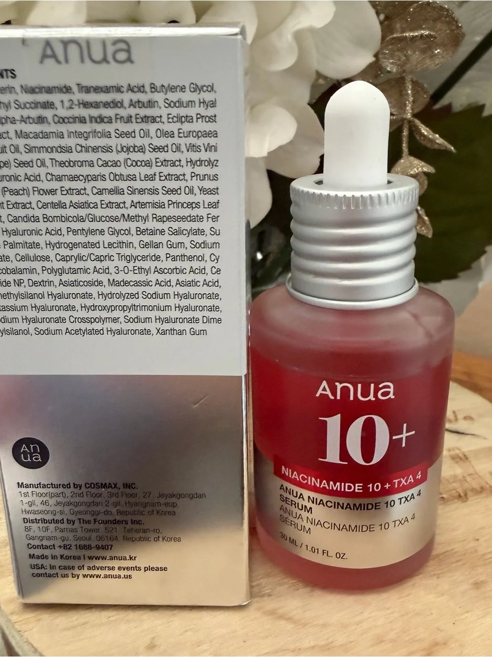 Anua Niacinamide 10+ TXA 4 Serum- brightening, smoothing, hydrating NEW 30 ml